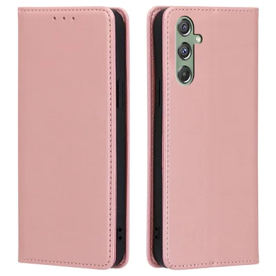 For Samsung Galaxy M34 5G / F34 5G Case Wallet Leather Stand Phone Cover - Rose Gold