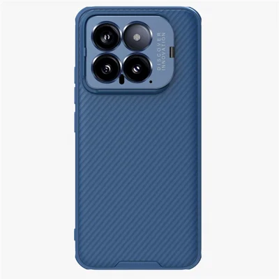 NILLKIN CamShield Prop Series for Xiaomi 14 Phone Case Camera Protection Kickstand Cover - Blue