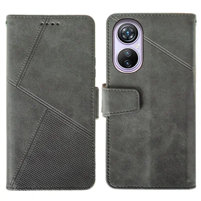 IDEWEI Pour Blackview A200 Pro Étui pour téléphone Texture Veau Cuir PU Portefeuille Étui de téléphone - Noir
