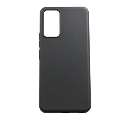 For TCL 406s / 406 TPU Case Matte Antti-fingerprint Phone Cover (Big Rear Lens Hole) - Black