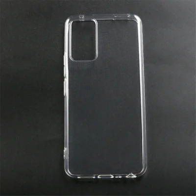 For TCL 406s / 406 Case Transparent Soft TPU Ultra Slim Phone Cover (Big Rear Lens Hole)