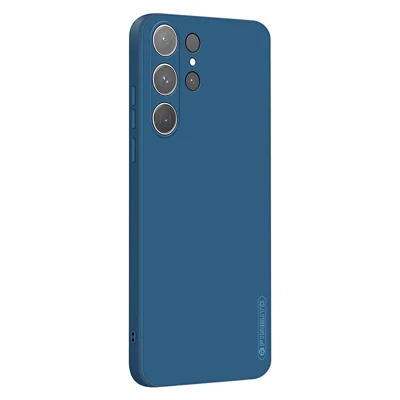 PINWUYO JK Touching Series für Samsung Galaxy S24 Ultra Hülle Weiche TPU Handyhülle - Navy Blau