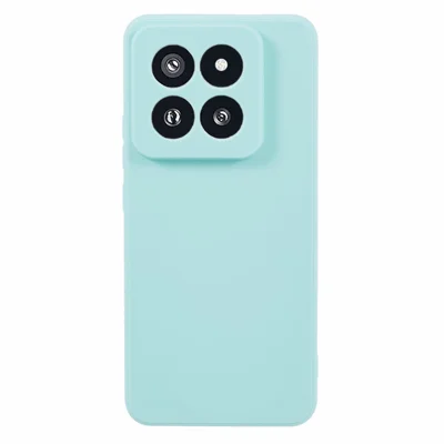 Для Xiaomi 14 Pro Чехол TPU с прямым краем, цветной телефонный чехол - Нежно-голубой