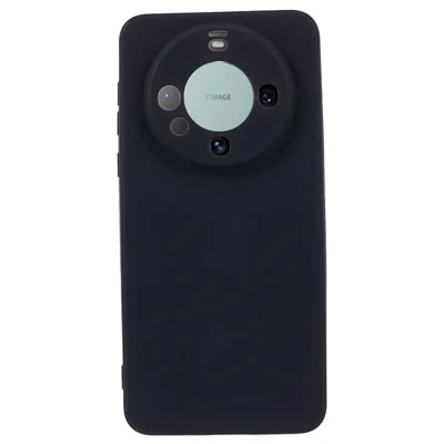 For Huawei Mate 60 TPU Case Double-Sided Matte Mobile Phone Cover - Black