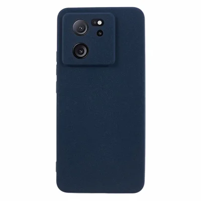 Para Xiaomi Redmi K60 Ultra / 13T / 13T Pro Case TPU Matte Phone Cover - Azul Marinho
