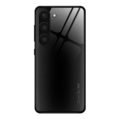 Großhandel Handyhülle für Samsung Galaxy S24 Panzerglas + TPU Handyhülle Slim-Fit Schale - Schwarz