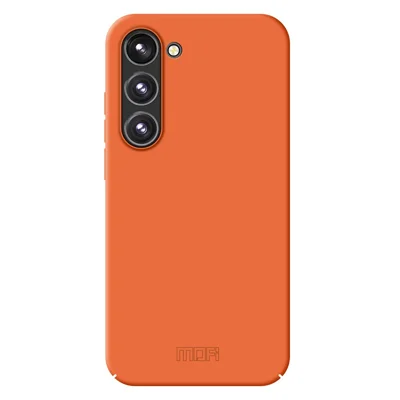MOFI JK Qin Serie für Samsung Galaxy S24 Handyhülle TPU+Acryl matter Deckel - Orange