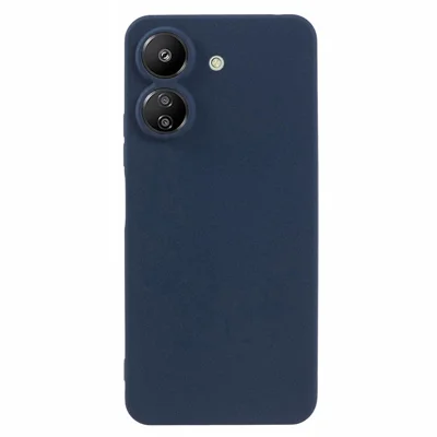 For Xiaomi Redmi 13C 4G / Poco C65 4G TPU Case Matte Non-Slip Protective Phone Cover - Navy Blue