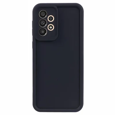 Für Samsung Galaxy A33 5G TPU-Hülle mit konkaver Linse Telefon-Cover - Schwarz