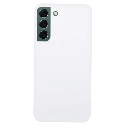 TPU-hoesje voor Samsung Galaxy S22 5G, krasbestendig, transparant wit (grote opening achterlens) - Clear White