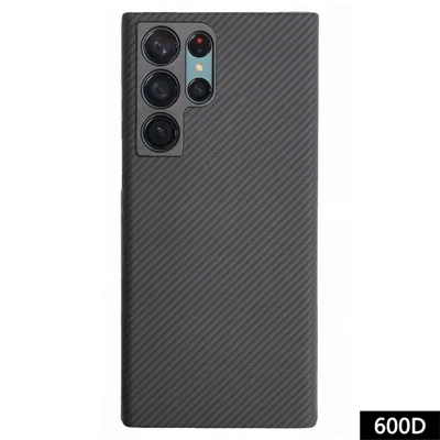 For Samsung Galaxy S23 Ultra Magnetic Case Precise Cutouts 600D Fine Textured Aramid Fiber Phone Cover