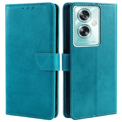 For Oppo A79 5G / A2 5G 5G Case Wallet Stand Anti-drop Leather Cover - Baby Blue
