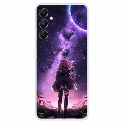 For Samsung Galaxy A05s 4G Case Pattern Printing Soft TPU Mobile Phone Back Cover - Stars and Girl