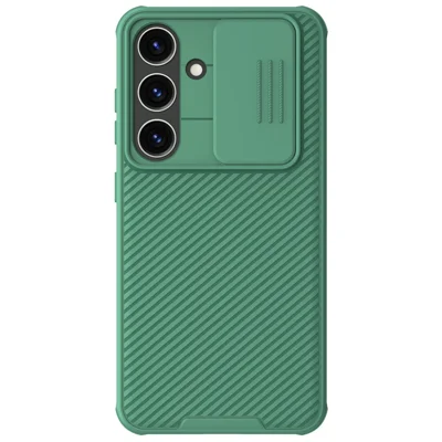 NILLKIN CamShield Pro Series For Samsung Galaxy S24 Case Camera Protection Phone Cover - Green