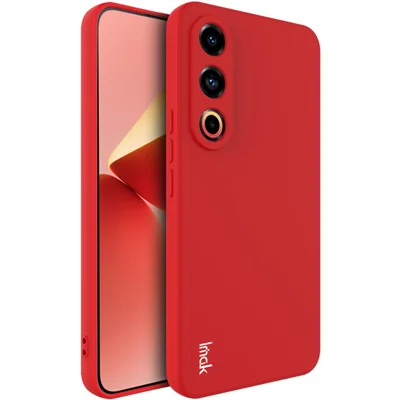 IMAK UC-4 Series for Meizu 21 Case Scratch-proof Soft TPU Straight Edge Phone Back Cover - Red