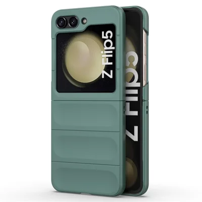 For Samsung Galaxy Z Flip5 5G Case Shockproof Rugged Phone Cover - Green