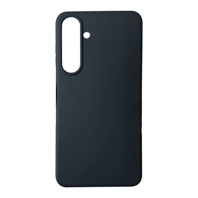 Folia na telefon Samsung Galaxy S24, błyszcząca, antyrysowa obudowa z tworzywa TPU (duży otwór na tylną kamerę) - Czarny