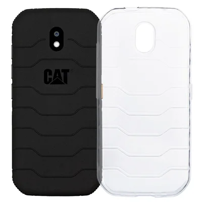 Protective Phone Cover for Cat S42 Slim Case Anti-Scratch Soft TPU Phone Cover - Transparent