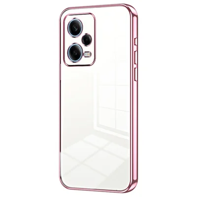 For Xiaomi Redmi Note 12 Pro 5G Case Anti-fall Soft TPU Cell Phone Cover with Precise Lens Cutout - Pink
