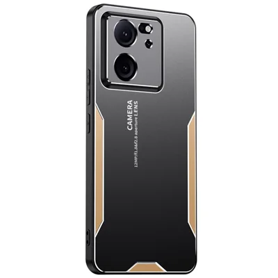 For Xiaomi Redmi K60 Ultra Phone Case Drop-proof Metal+TPU+PC - Gold