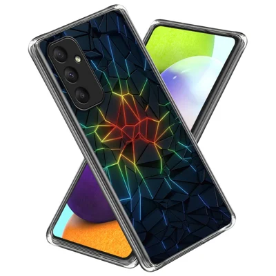 For Samsung Galaxy A35 5G TPU Case Pattern Printed Slim Phone Cover - Geometry