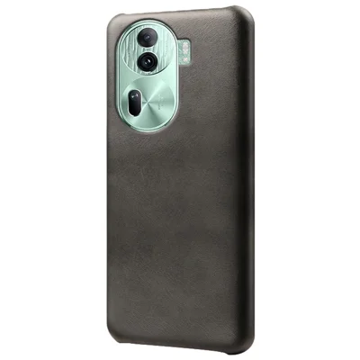 For Oppo Reno11 Pro 5G (Global) / Reno11 (China) 5G Phone Case PU Leather+PC Cell Phone Cover Shockproof - Black