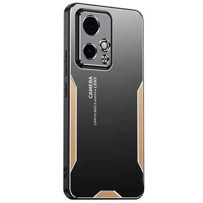 For Honor 90 GT 5G Metal Phone Case Military Grade Shockproof Cover - Gold