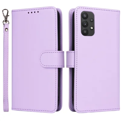 For Samsung Galaxy A32 5G / M32 5G Magnetic Case BETOPNICE Detachable PU Leather Phone Cover with Strap - Purple
