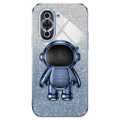 For Huawei nova 10 Pro 4G Cellphone Case Astronaut Kickstand PC+TPU Anti-scratch Cover - Blue