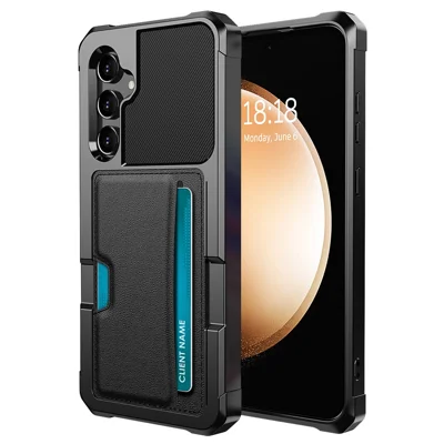 ZM02 For Samsung Galaxy A35 5G Card Slot Four Corner Shockproof Phone Case