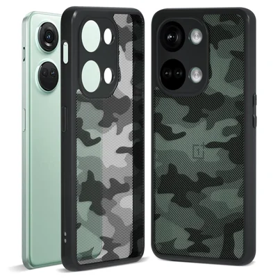 IBMRS TPU+PC Phone Cover for OnePlus Nord 3 5G / Ace 2V Cases Shockproof Phone Shell - Artistic Camouflage