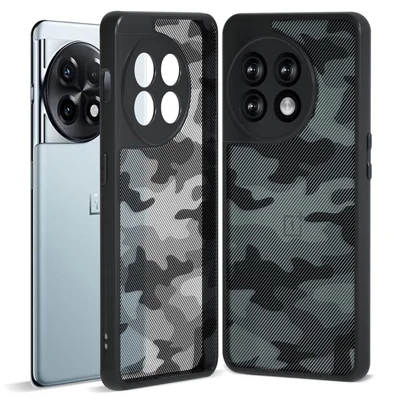 IBMRS Drop-Proof Phone Cover for OnePlus Ace 2 5G / 11R 5G Cases Shockproof TPU+PC Shell - Artistic Camouflage