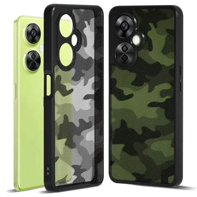 IBMRS Case for OnePlus Nord CE 3 Lite 5G / Nord N30 5G Shell PC+TPU Airbag Protection Phone Cover - Artistic Camouflage