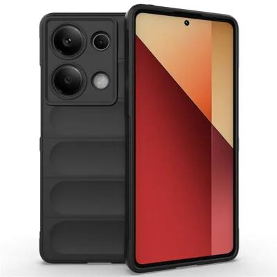 For Xiaomi Redmi Note 13 Pro 4G Cell Phone Case Drop Protection TPU Protective Cover - Black