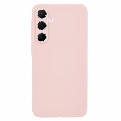 For Samsung Galaxy A35 5G Case Lens Precise Cutout Soft TPU Phone Cover - Pink