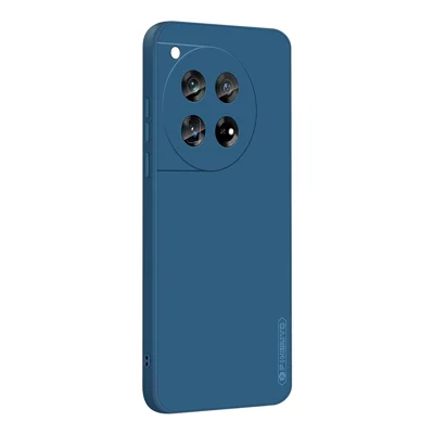 PINWUYO JK Touching Series For OnePlus 12 5G Case Anti-Scratch Soft TPU Back Cover - Navy Blue