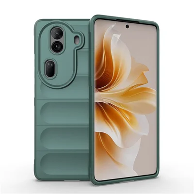 For Oppo Reno11 Pro 5G (Global) Case Soft TPU Drop Impact Phone Cover - Green