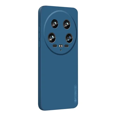 PINWUYO JK Touching Series For Xiaomi 14 Ultra TPU Case Anti-scratch Soft Phone Cover - Navy Blue