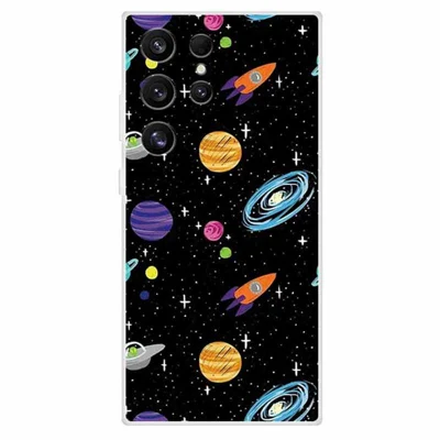 For Samsung Galaxy S24 Ultra Case Slim TPU Aesthetics Pattern Printed Phone Cover - Interstellar