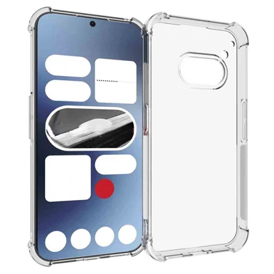 IDEWEI For Nothing Phone (2a) Plus / Phone (2a) Soft TPU Back Case Four Corners Airbag Ultra Clear Phone Cover