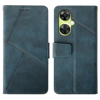 IDEWEI For OnePlus Nord CE 3 Lite 5G / Nord N30 5G Case Calf Texture Wallet Phone Leather Cover - Blue