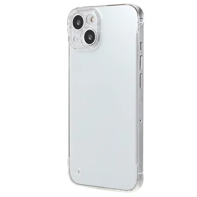 For iPhone 15 Case Hard PC Frameless Slim-Fit Cell Phone Cover - Transparent