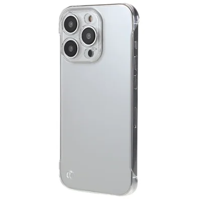 For iPhone 15 Pro Max Clear Case Hard PC Shock Absorbing Phone Cover with Frameless Design