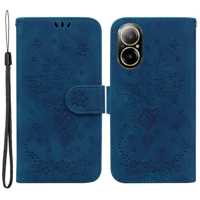 RonRon Cover Realme C67 4G Libro, Flip Custodia Portafoglioin Pelle, Antiurto case per Realme C67 4G, Nero