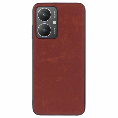 For Xiaomi Redmi 13C 4G / Poco C65 4G Case Retro Style PU Covered Shockproof Phone Case - Brown