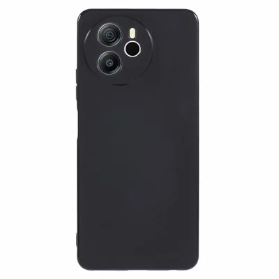 غطاء هاتف من مادة TPU لجهاز Blackview Shark 8 مع حماية للكاميرا - أسود