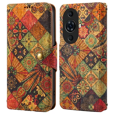 For Huawei nova 11 Pro / nova 11 Ultra Case Floral Printing Anti-Drop Wallet Leather Phone Cover with Stand - Autumn / Yellow