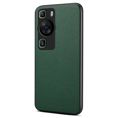 För Huawei P60 / P60 Pro-hölse i PU+PC+TPU, hybrid, stötsäker mobiltelefonvakt - Grön