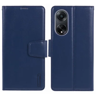 WBWONE Leather Folio Cover per OPPO A98 5G, Goffratura a Farfalla Custodia in Pelle PU Magnetica Libro Flip Portafoglio Case con [Funzione Stand]. Viola Chiaro