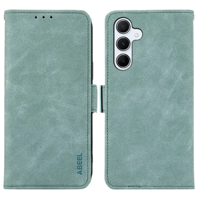 ABEEL For Samsung Galaxy A05s 4G Side Magnetic Clasp Leather Case RFID Blocking Phone Cover - Baby Blue